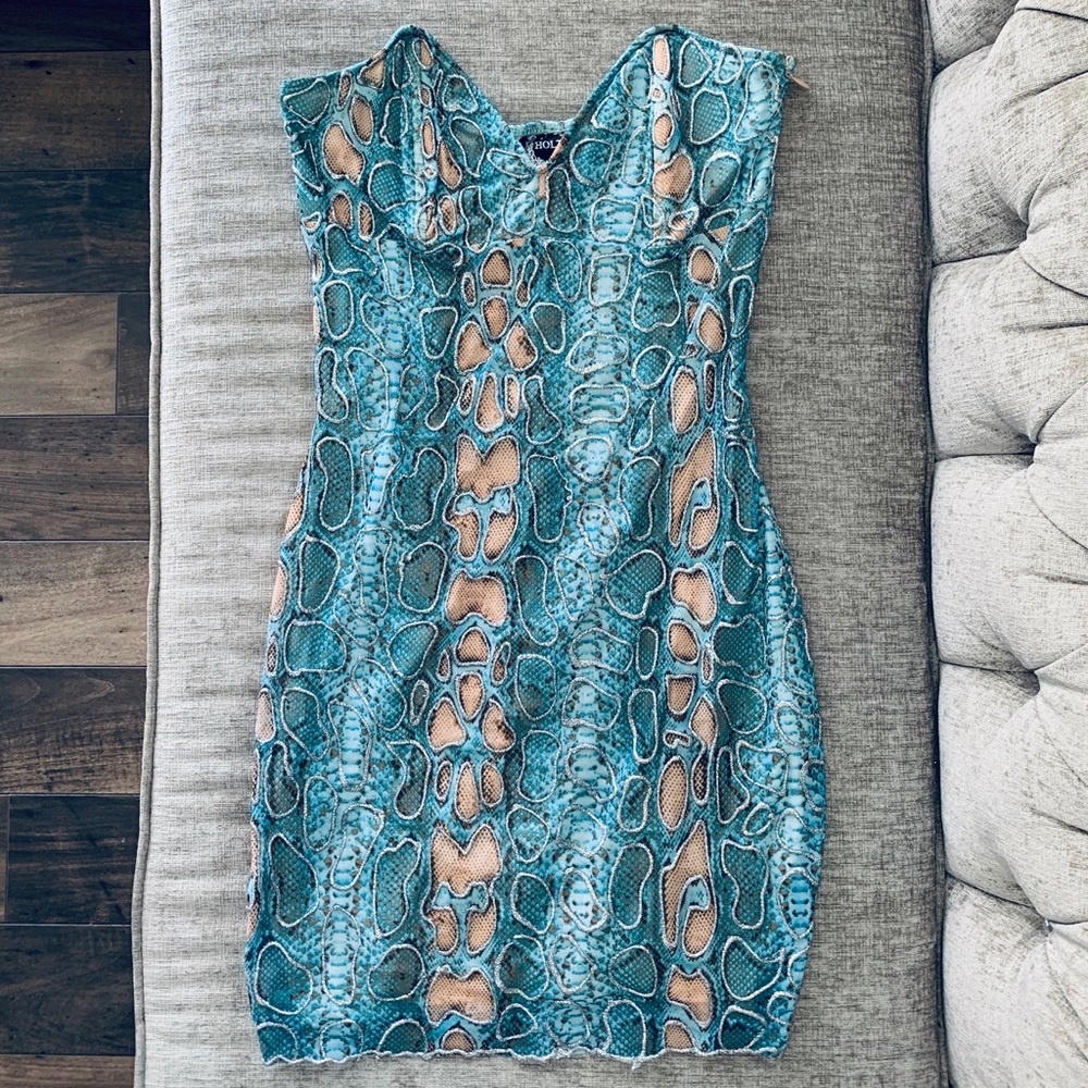 Brand New Holt Miami Handpainted Dress